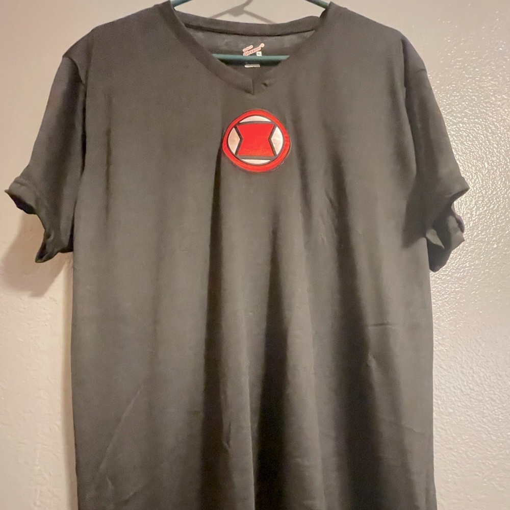 Black Widow Insignia T-Shirt Size XL - Picture 3 of 5